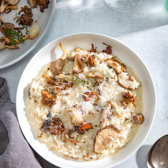 Creamy Mushroom Risotto - Recipe photo by Craving California