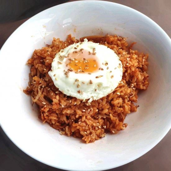 Kimchi Fried Rice - Recipe photo by saodeh