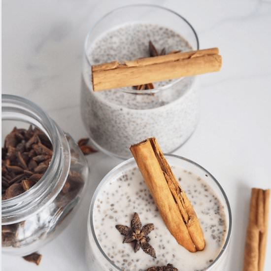 Chai Latte Chia Pudding - Recipe photo by Simply_Healthy_Vegan