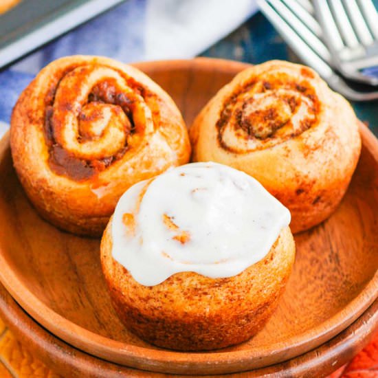 Easy Pumpkin Cinnamon Rolls - Recipe photo by pumpkinnspice