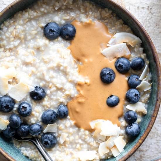 Overnight Steel Cut Oats - Recipe photo by foodfaithfitness