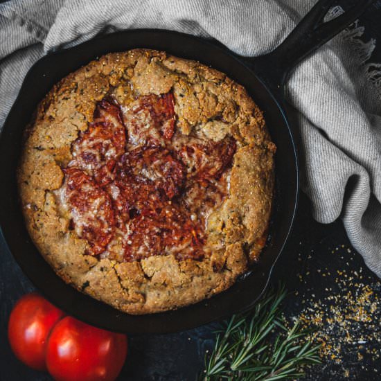 Tomato & Parmesan Galette - Recipe photo by breadandbasil