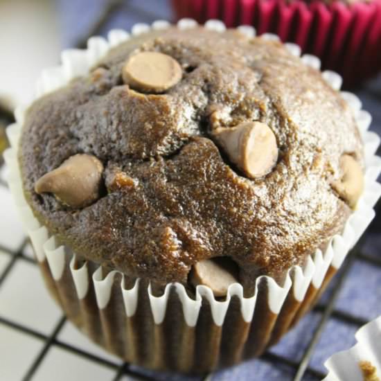 Chocolate Banana Muffins - Recipe photo by bakingyouhappier
