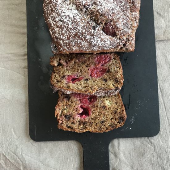 Raspberry Banana Bread - Recipe photo by Italian Chips