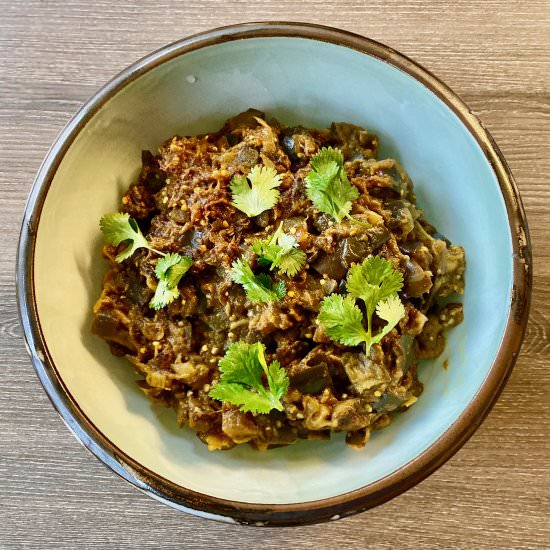 Eggplant Masala - Recipe photo by saffronnspice