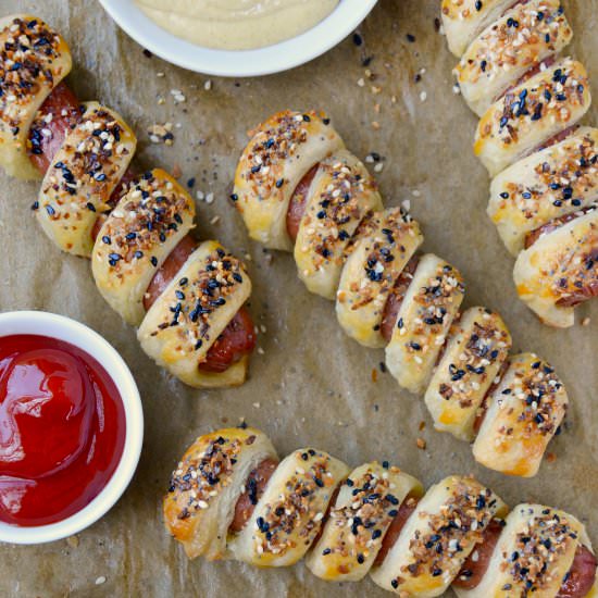 Puff Pastry Pigs In a Blanket - Recipe photo by justataste