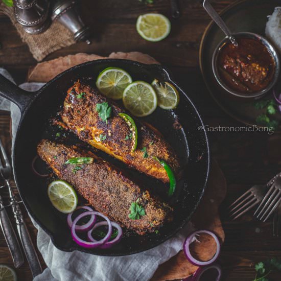 Goan Recheado Fish Fry - Recipe photo by Gastronomic Bong