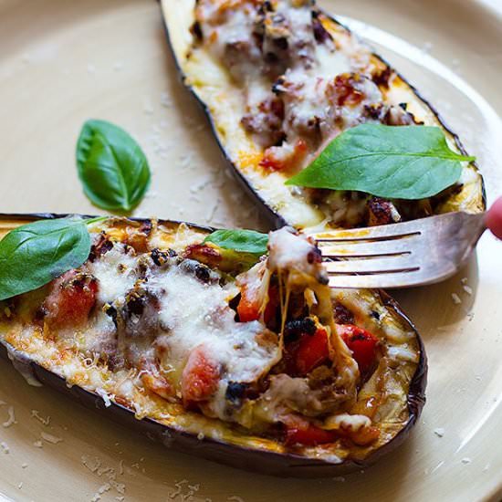 Stuffed Eggplant Parmesan - Recipe photo by unicorns in the kitchen