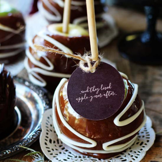 Caramel Apple Wedding Favors - Recipe photo by Buy This Cook That