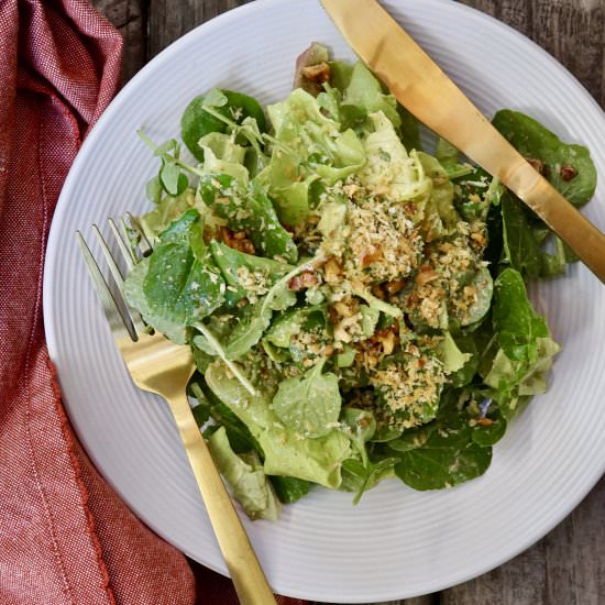Butter Lettuce And Watercress Salad - Recipe photo by simmerandsauce