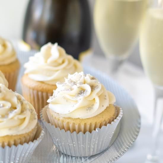 Gluten-Free Champagne Cupcakes - Recipe photo by gluten-free palate