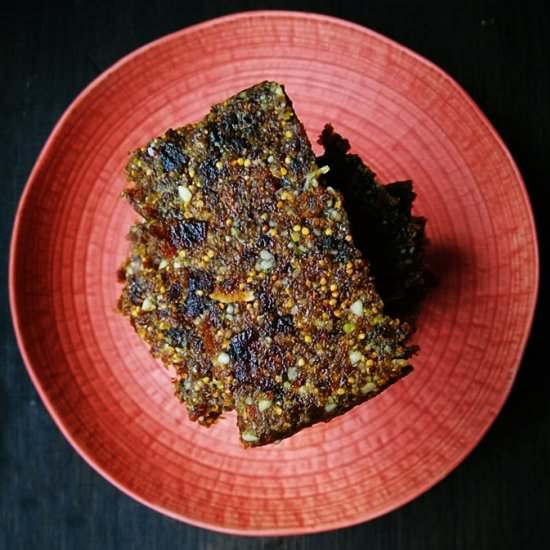 NO BAKE FIG ENERGY BARS - Recipe photo by Sowmya Sundararajan
