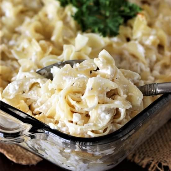 Creamy Baked Noodles - Recipe photo by thekitchenismyplayground