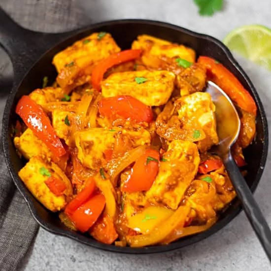 Paneer Jalfrezi - Recipe photo by pipingpotcurry