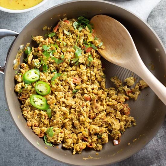 Egg Bhurji - Recipe photo by pipingpotcurry