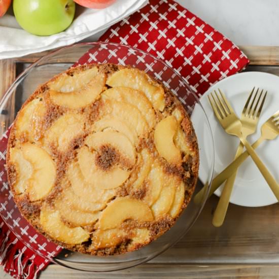 Upside Down Apple Cake - Recipe photo by abakershouse