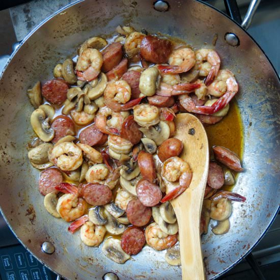 Barbecue Shrimp Bowl - Recipe photo by Louisiana Woman Blog
