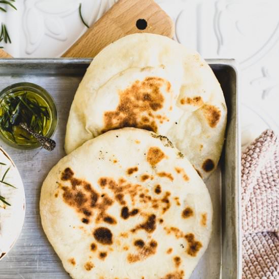 2 Ingredient Flatbread - Recipe photo by WholesomeCook