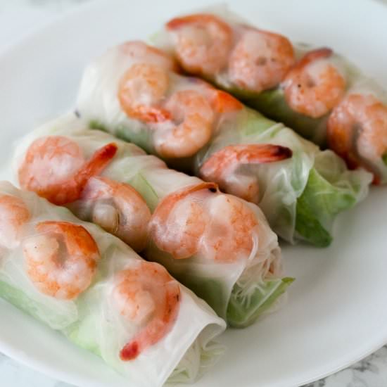 Vietnamese Rice Paper Rolls - Recipe photo by Simshomekitchen