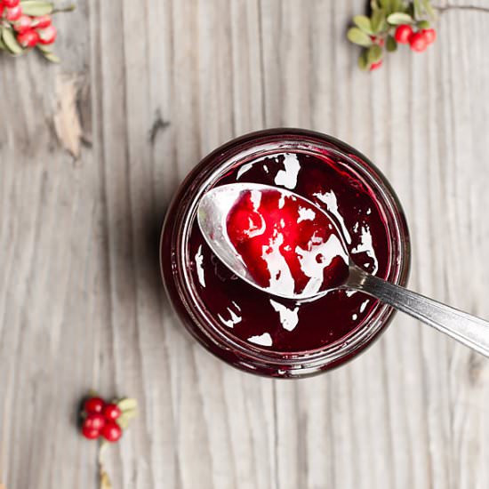 Homemade Lingonberry Jam - Recipe photo by MasalaHerb