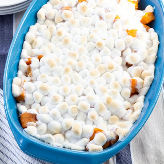 sweet potatoes with marshmallows - Recipe photo by mindyscookingobsession