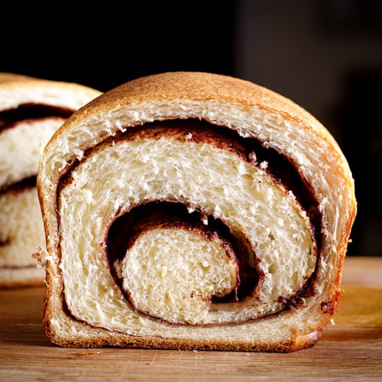 Gooey Homemade Cinnamon Bread - Recipe photo by BatterandDough