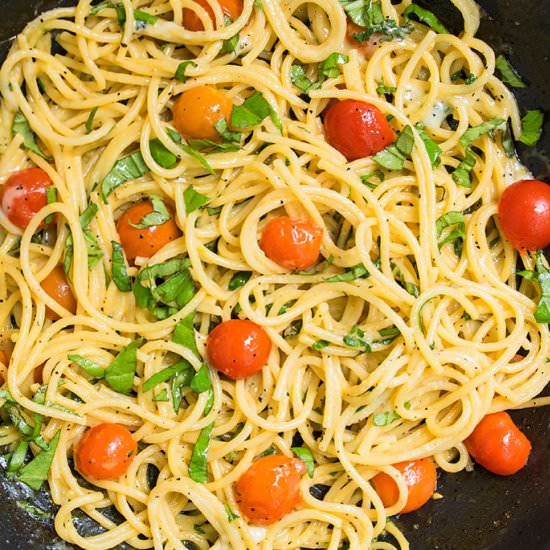 Tomato Basil Pasta - Recipe photo by 1PotRecipes
