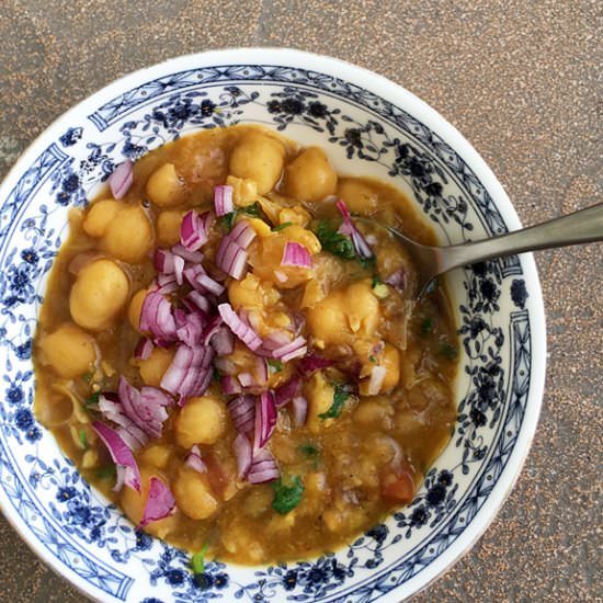 Chickpea Masala - Recipe photo by steamingpot