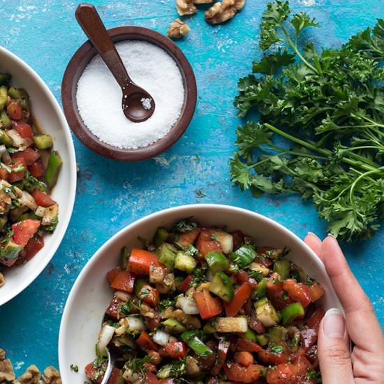 Turkish Tomato Salad Recipe - Recipe photo by unicorns in the kitchen