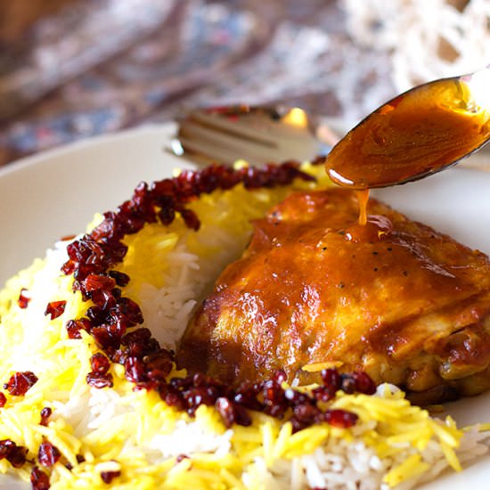 Zereshk Polo Morgh - Recipe photo by unicorns in the kitchen