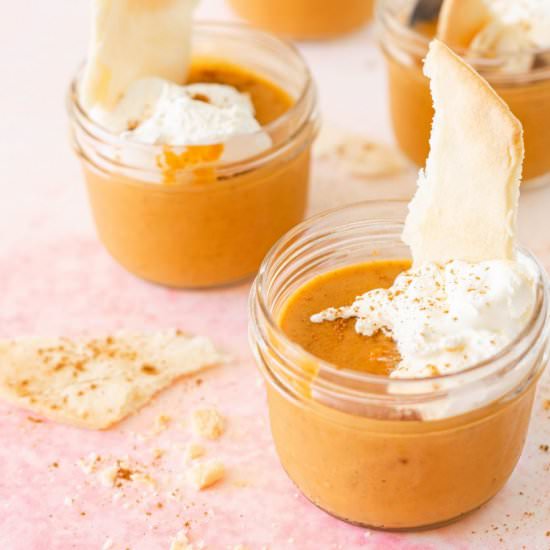 Sous Vide Pumpkin Pie - Recipe photo by aducksoven