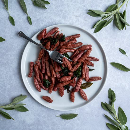 Beetroot Cavatelli - Recipe photo by leisurefanclub