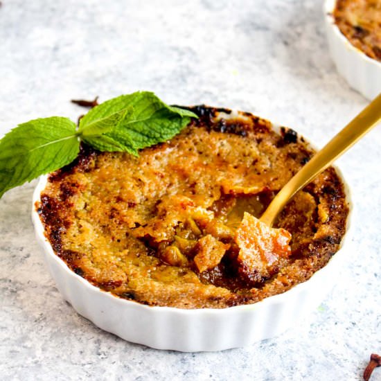 Pumpkin Creme Brulee - Recipe photo by Darn Good Veggies