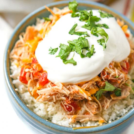 Low Carb Slow Cooker Salsa Chicken - Recipe photo by MyLifeCookbook