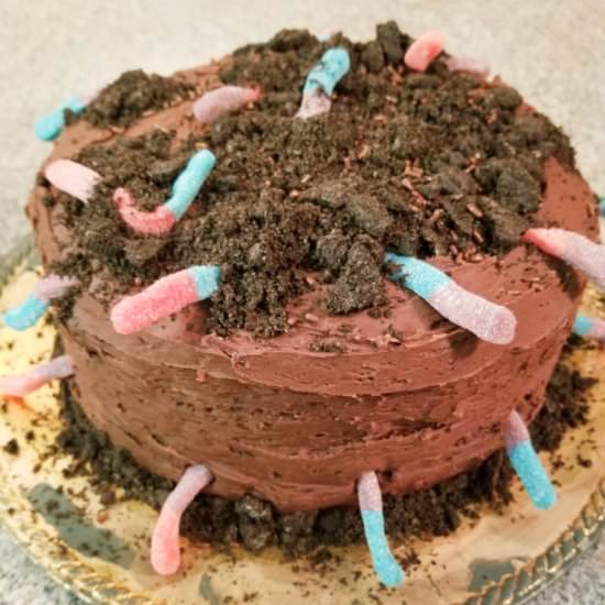 Chocolate Dirt Cake - Recipe photo by Freshlyhomecooked