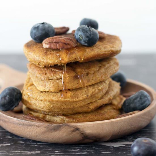 Healthy butternut squash pancakes - Recipe photo by Mandy Sneaky Veg