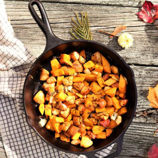 Roasted Chestnut Crabapple & Squash - Recipe photo by veryveganval