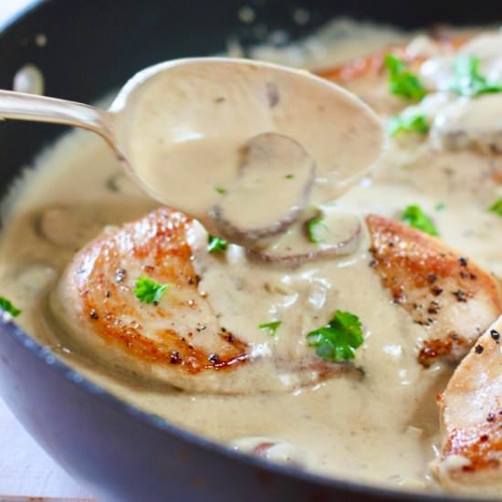 Chicken in Mustard Cream Sauce - Recipe photo by laughingspatula.com
