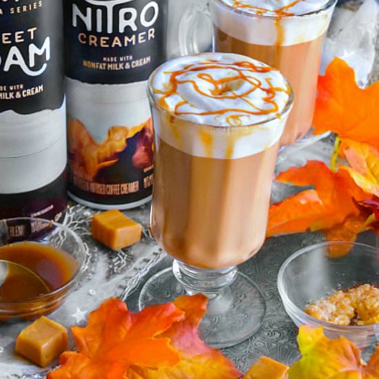Toffee Salted Caramel Latte - Recipe photo by EasycookingwithMolly