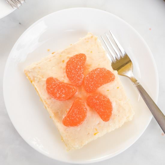 Orange Cake with Frosting - Recipe photo by Blessthismess