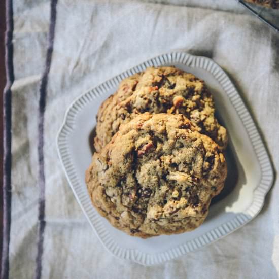 Whole Grain Chocolate Chip Cookies - Recipe photo by With The Grains