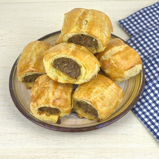 Mini Sausage Rolls - Recipe photo by agourmetfoodblog
