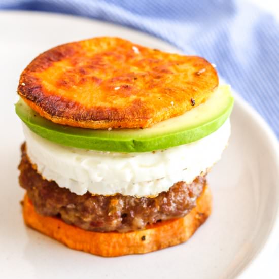 Whole30 Breakfast Sandwiches - Recipe photo by TheBetteredBlondie