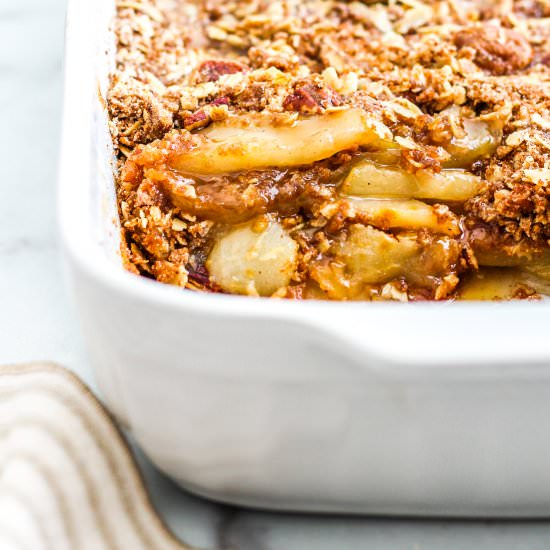 Gluten Free Apple & Pear Crisp - Recipe photo by TheBetteredBlondie