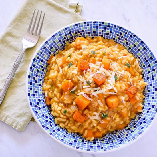 Pumpkin Risotto - Recipe photo by HelloLittleHome