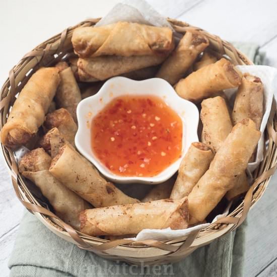 Pork and Shrimp Lumpiang Shanghai - Recipe photo by Rivertenkitchen