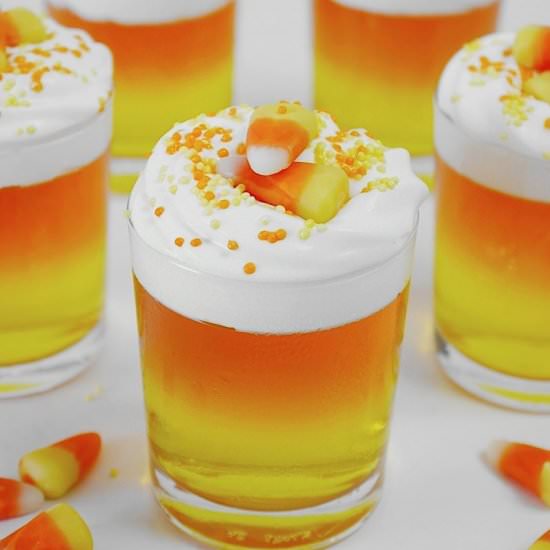 Candy Corn Jello - Recipe photo by BirdsParty