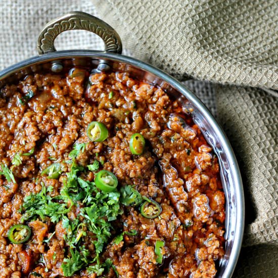 Bhuna Keema - Recipe photo by ruchikrandhap