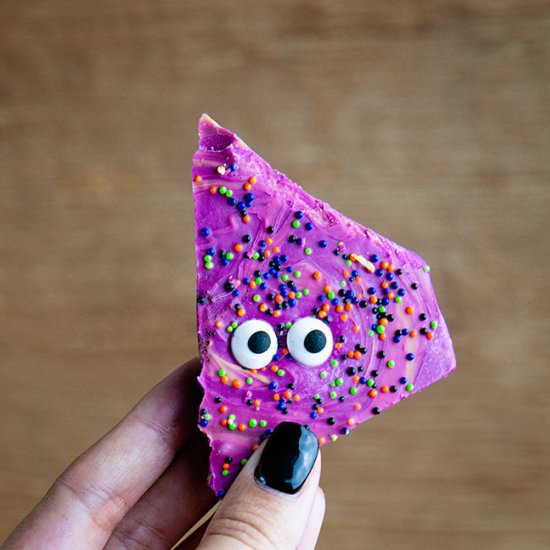 Halloween Monster Bark - Recipe photo by SeasonedSprinkles