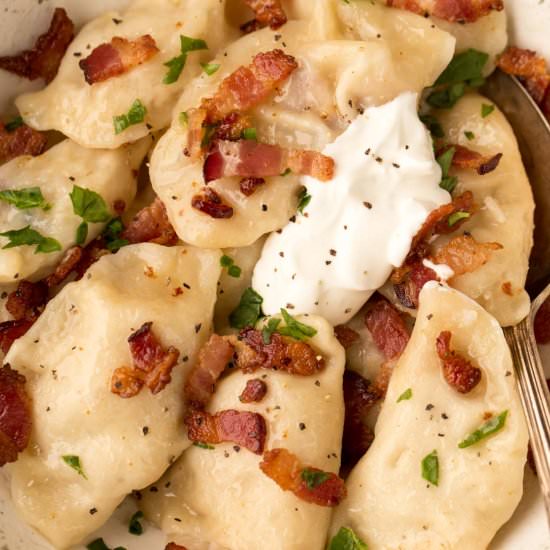 Potato Pierogi Recipe - Recipe photo by ValentinasCorner